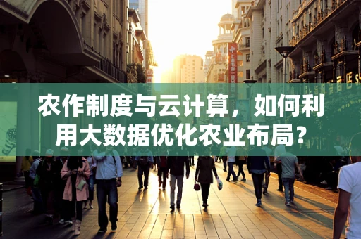 农作制度与云计算，如何利用大数据优化农业布局？