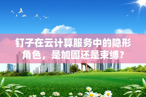 钉子在云计算服务中的隐形角色，是加固还是束缚？