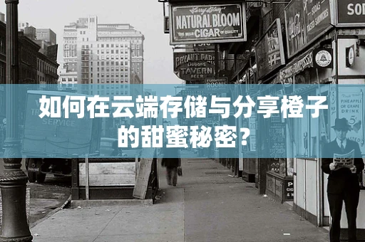 如何在云端存储与分享橙子的甜蜜秘密？