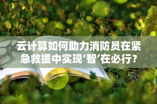 云计算如何助力消防员在紧急救援中实现‘智’在必行？