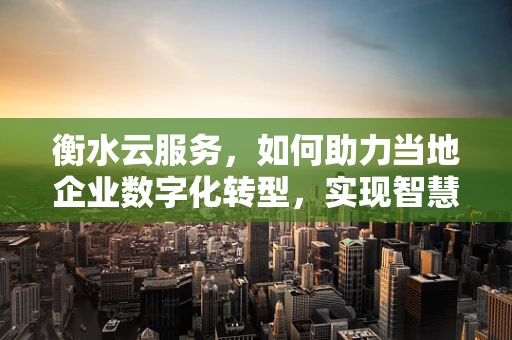 衡水云服务，如何助力当地企业数字化转型，实现智慧城市新飞跃？