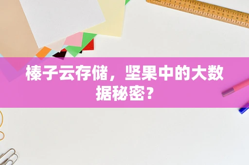 榛子云存储，坚果中的大数据秘密？