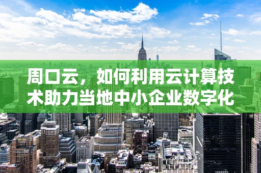 周口云，如何利用云计算技术助力当地中小企业数字化转型？
