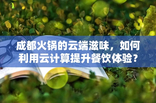 成都火锅的云端滋味，如何利用云计算提升餐饮体验？