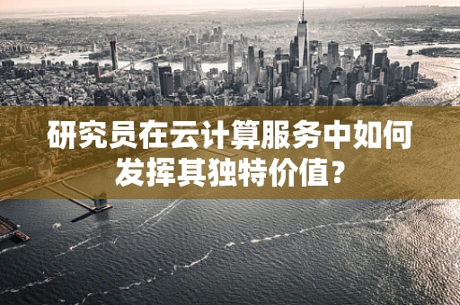 研究员在云计算服务中如何发挥其独特价值？