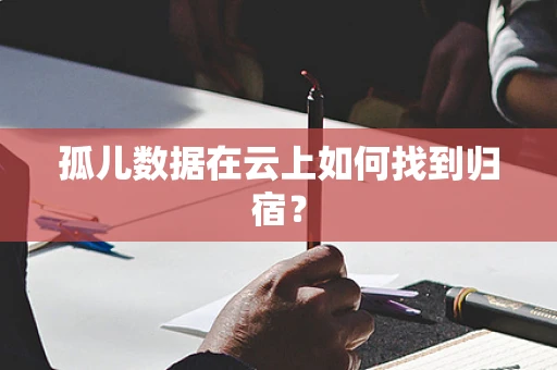 孤儿数据在云上如何找到归宿？