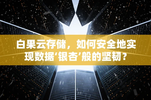 白果云存储，如何安全地实现数据‘银杏’般的坚韧？
