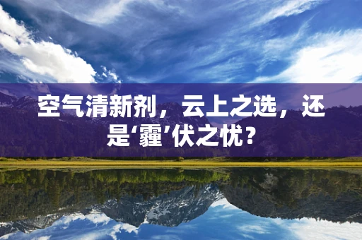 空气清新剂，云上之选，还是‘霾’伏之忧？