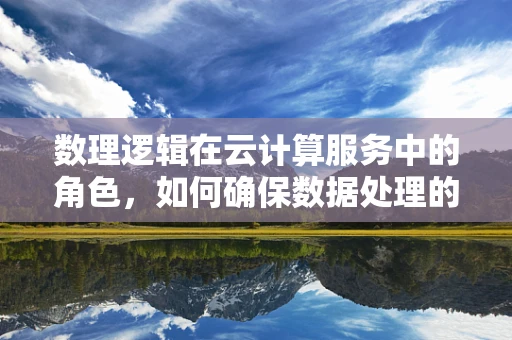 数理逻辑在云计算服务中的角色，如何确保数据处理的准确性和安全性？