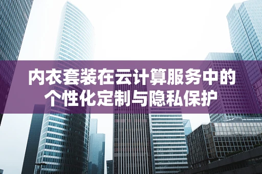 内衣套装在云计算服务中的个性化定制与隐私保护