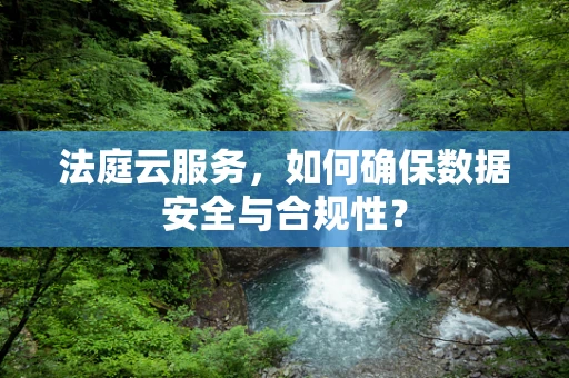 法庭云服务，如何确保数据安全与合规性？