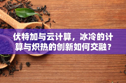 伏特加与云计算，冰冷的计算与炽热的创新如何交融？