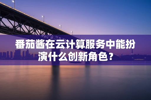 番茄酱在云计算服务中能扮演什么创新角色？