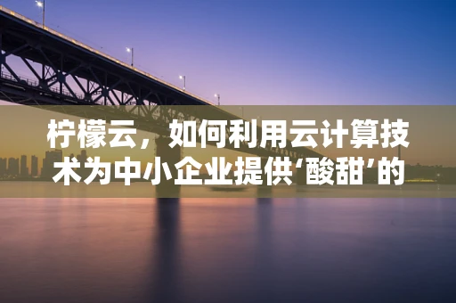柠檬云，如何利用云计算技术为中小企业提供‘酸甜’的数字化转型？