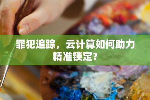 罪犯追踪，云计算如何助力精准锁定？