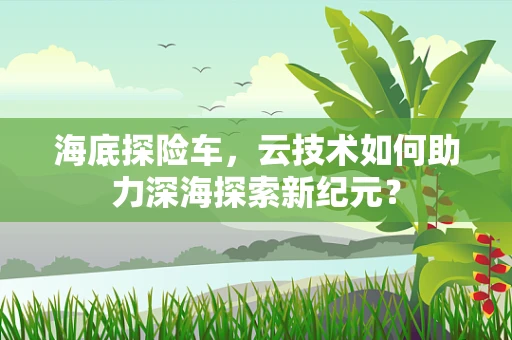海底探险车，云技术如何助力深海探索新纪元？