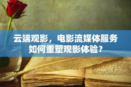云端观影，电影流媒体服务如何重塑观影体验？
