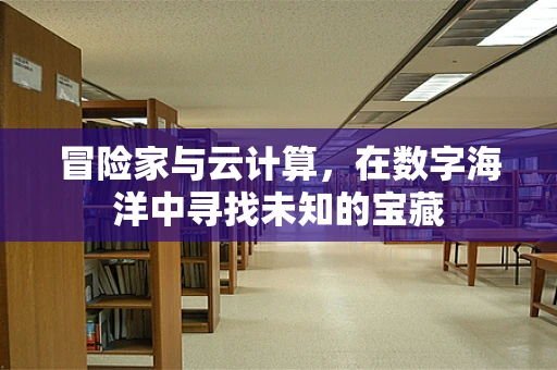 冒险家与云计算，在数字海洋中寻找未知的宝藏