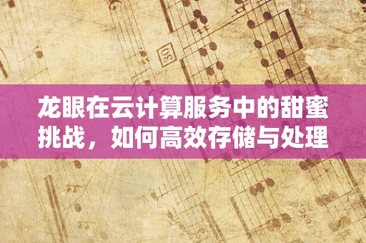 龙眼在云计算服务中的甜蜜挑战，如何高效存储与处理海量数据？