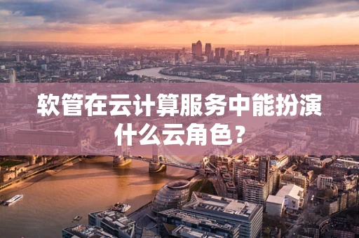 软管在云计算服务中能扮演什么云角色？