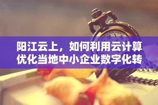 阳江云上，如何利用云计算优化当地中小企业数字化转型？