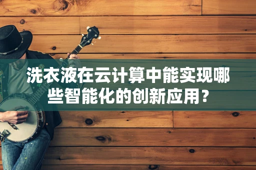 洗衣液在云计算中能实现哪些智能化的创新应用？
