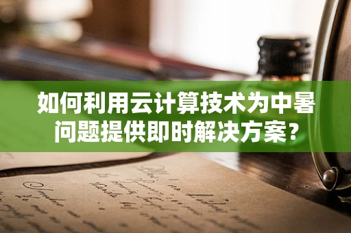 如何利用云计算技术为中暑问题提供即时解决方案？