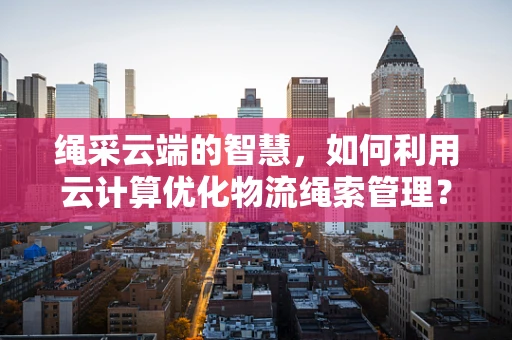 绳采云端的智慧，如何利用云计算优化物流绳索管理？