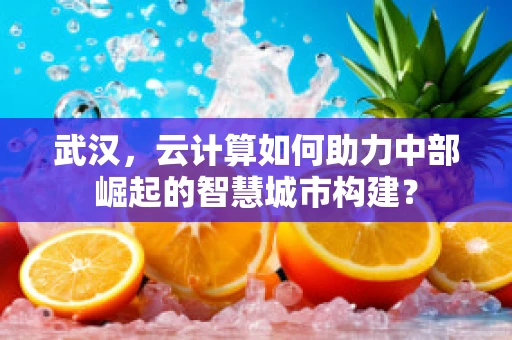武汉，云计算如何助力中部崛起的智慧城市构建？