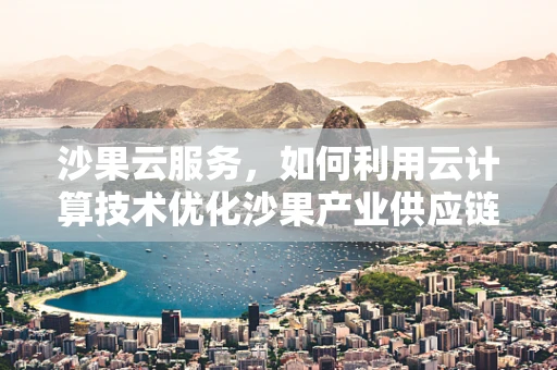 沙果云服务，如何利用云计算技术优化沙果产业供应链？
