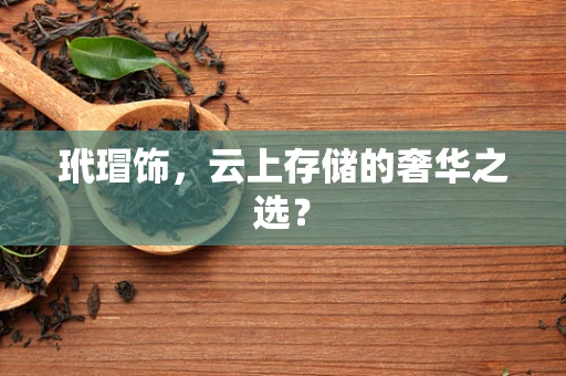 玳瑁饰，云上存储的奢华之选？