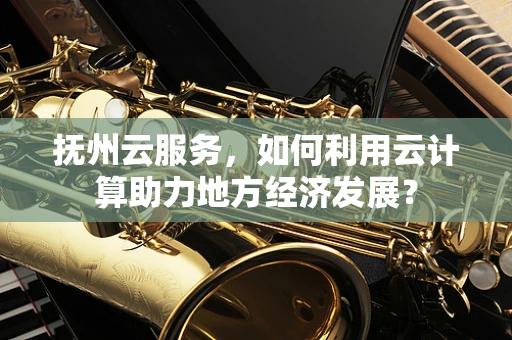 抚州云服务，如何利用云计算助力地方经济发展？