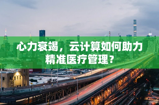 心力衰竭，云计算如何助力精准医疗管理？