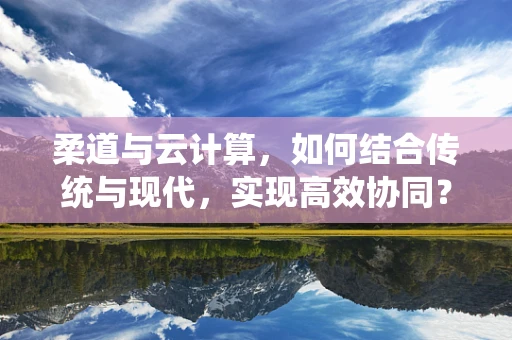 柔道与云计算，如何结合传统与现代，实现高效协同？
