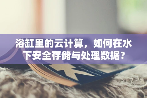浴缸里的云计算，如何在水下安全存储与处理数据？