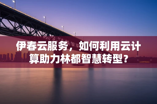 伊春云服务，如何利用云计算助力林都智慧转型？