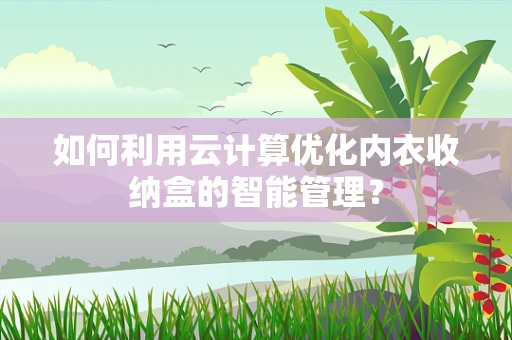 如何利用云计算优化内衣收纳盒的智能管理？
