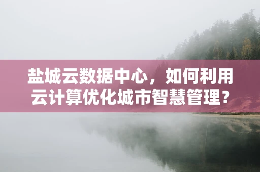盐城云数据中心，如何利用云计算优化城市智慧管理？