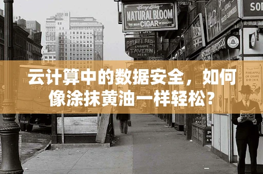 云计算中的数据安全，如何像涂抹黄油一样轻松？