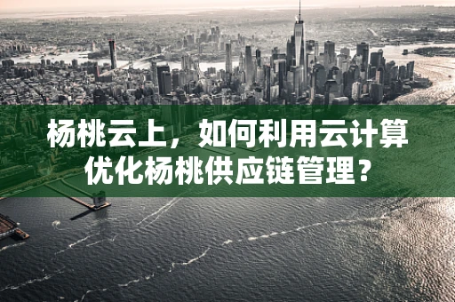 杨桃云上，如何利用云计算优化杨桃供应链管理？