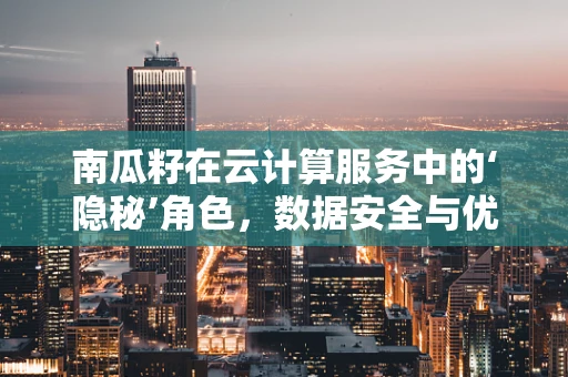南瓜籽在云计算服务中的‘隐秘’角色，数据安全与优化的新钥匙？