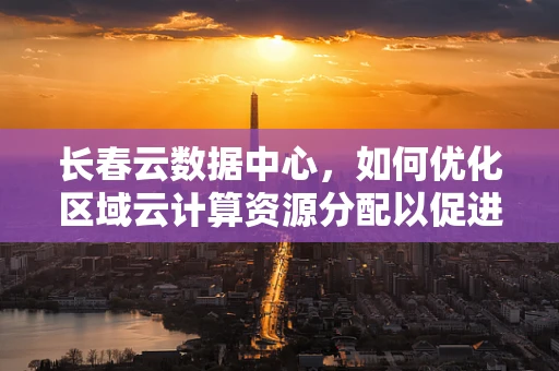 长春云数据中心，如何优化区域云计算资源分配以促进智慧城市发展？