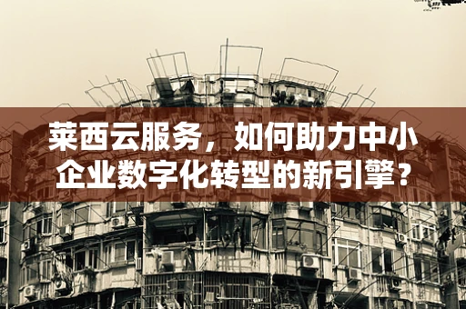 莱西云服务，如何助力中小企业数字化转型的新引擎？