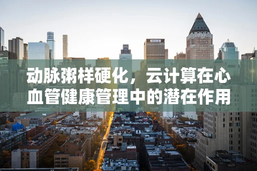 动脉粥样硬化，云计算在心血管健康管理中的潜在作用与挑战？