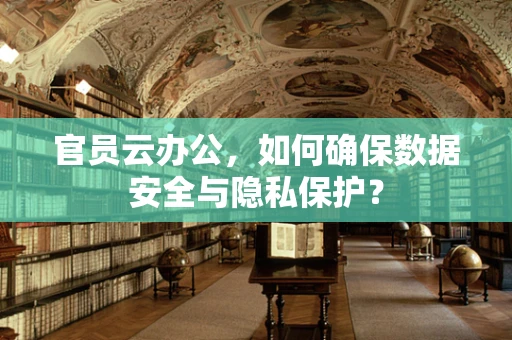 官员云办公，如何确保数据安全与隐私保护？