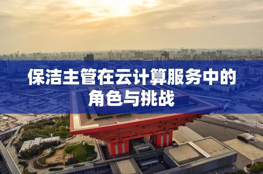 保洁主管在云计算服务中的角色与挑战