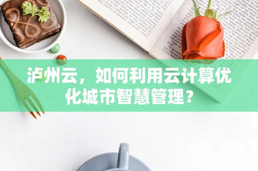 泸州云，如何利用云计算优化城市智慧管理？