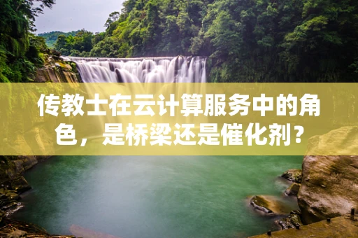 传教士在云计算服务中的角色，是桥梁还是催化剂？