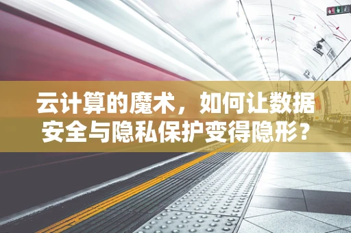 云计算的魔术，如何让数据安全与隐私保护变得隐形？