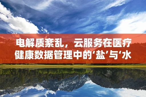 电解质紊乱，云服务在医疗健康数据管理中的‘盐’与‘水’平衡？